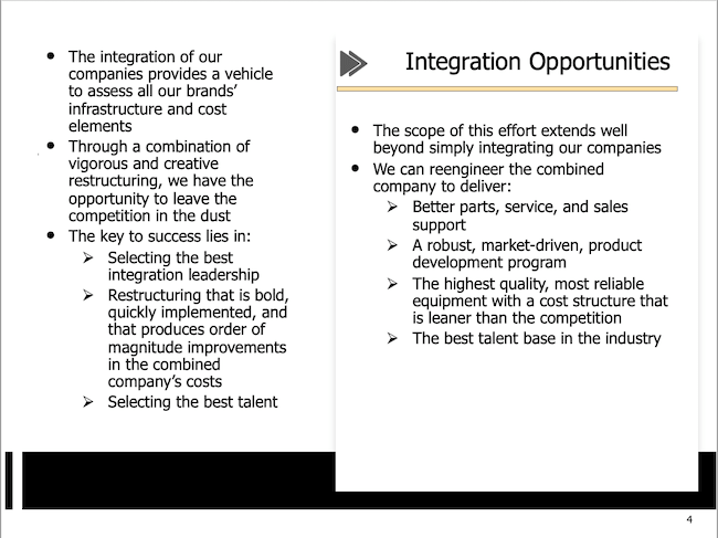 Integration Opportunities