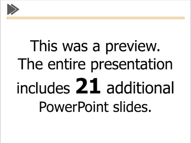 Additional Slides notice