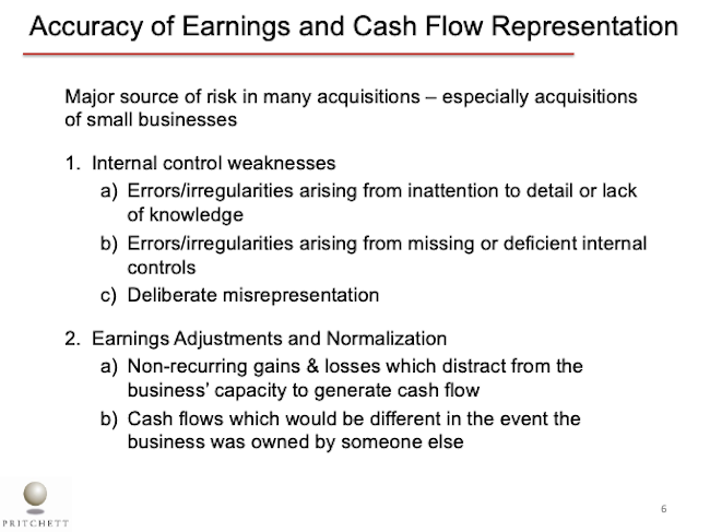 Accuracy of Earnings and Cash Flow Representation