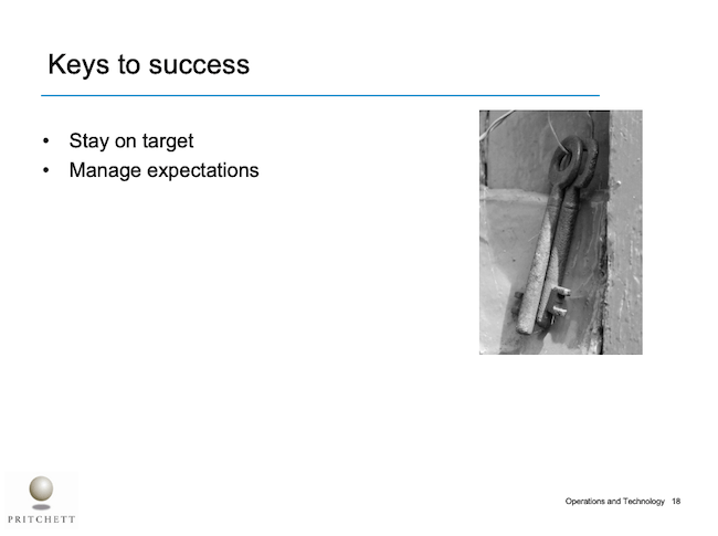 Keys to success