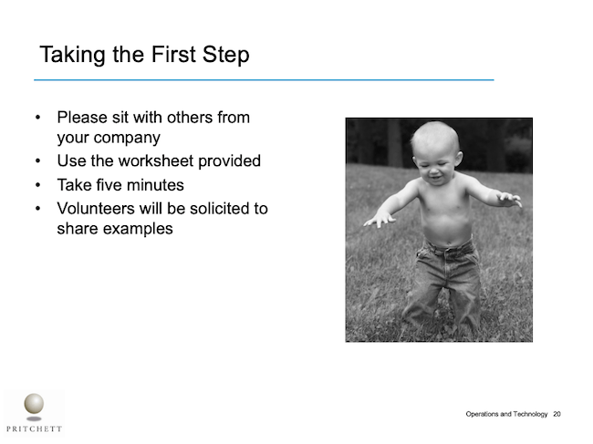 Taking the First Step