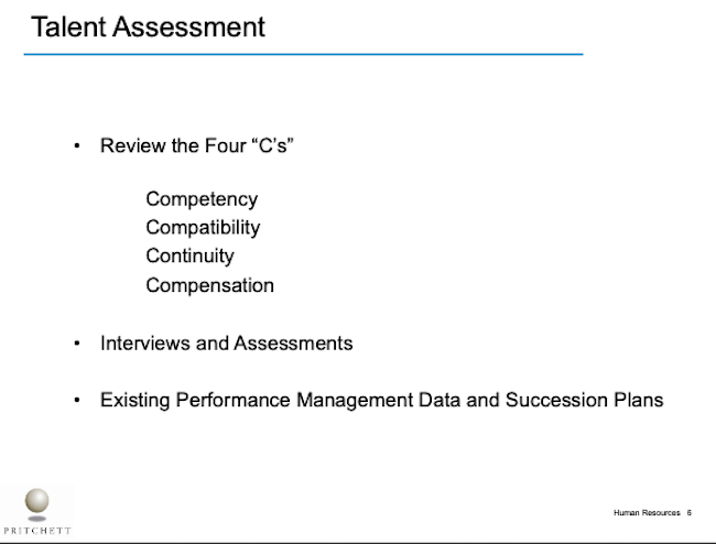 Talent Assessment