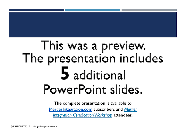 Additional Slides notice