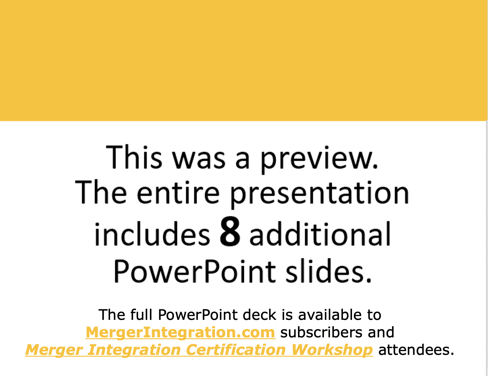 Additional Slides