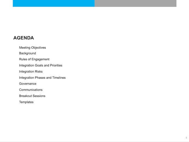 Agenda