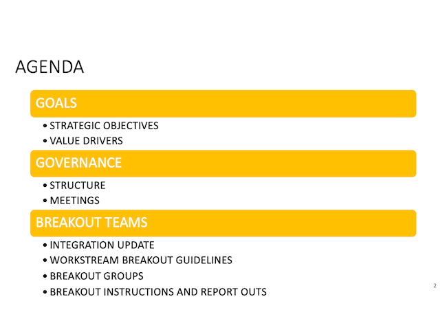 Agenda