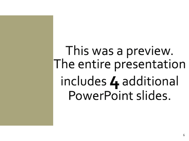 Communication Guidelines Additional Slides notice