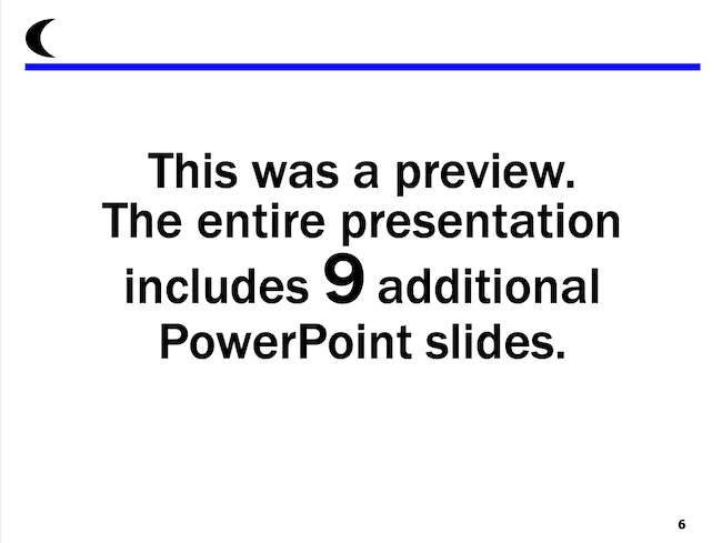 Communications Plan: Additional Slides notice