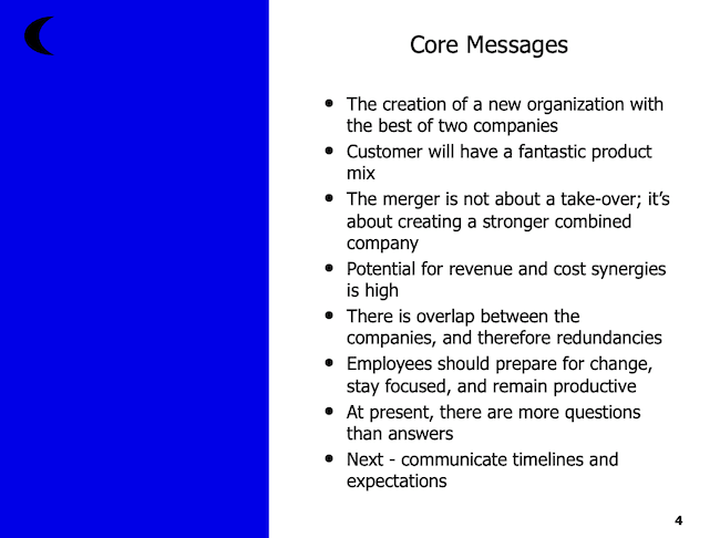 Core Messages