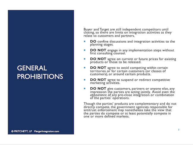 General Prohibitions