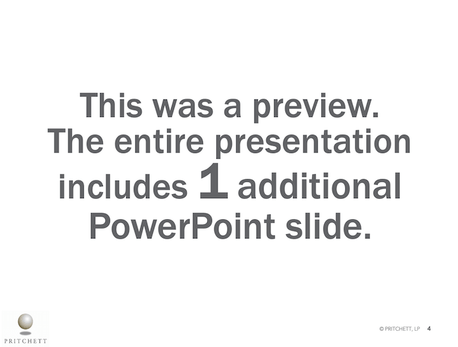 Governance Additional Slides notice