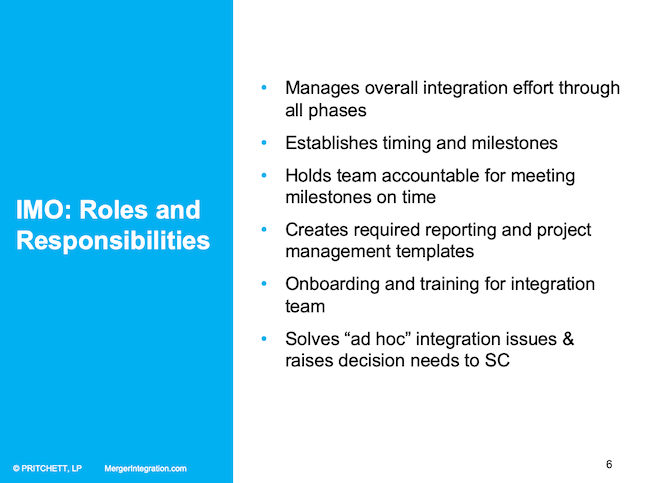 IMO: Roles and Responsibilities