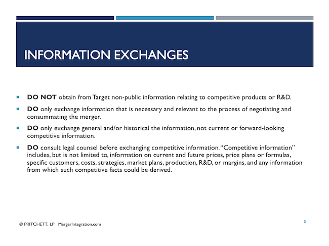 Information Exchanges