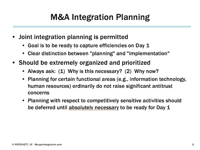 M&A Integration Planning