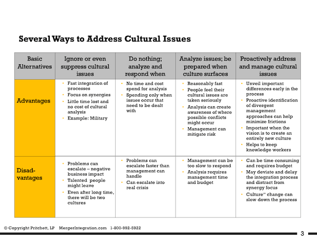 Several Ways to Address Cultural Issues