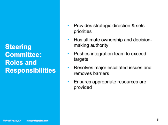 Steering Committee: Roles and Responsibilities
