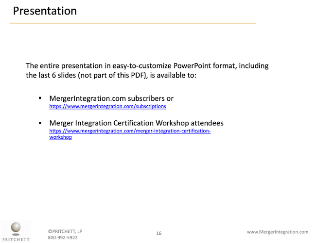 Additional Slides Notice