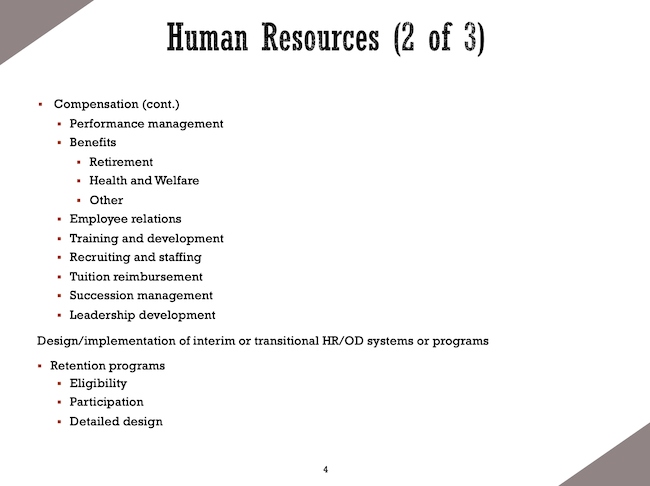 Human Resources (2 of 3)