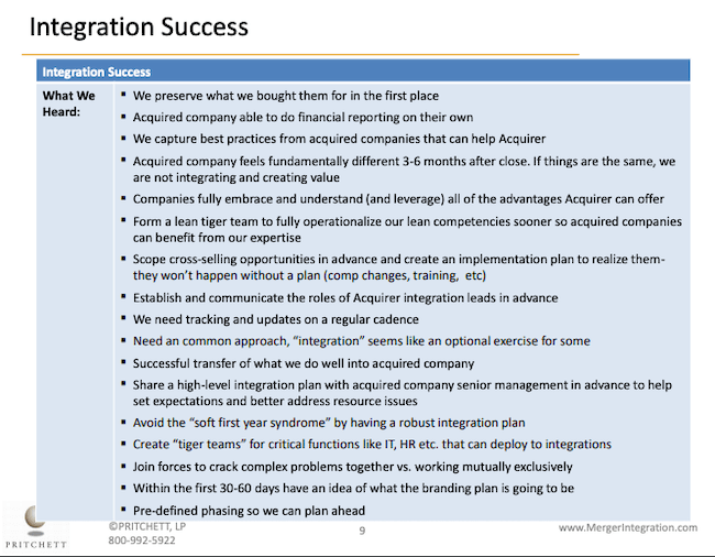Integration Success