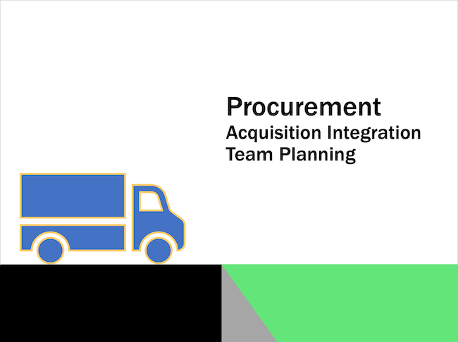 Procurement Acquisition Integration Team Planning