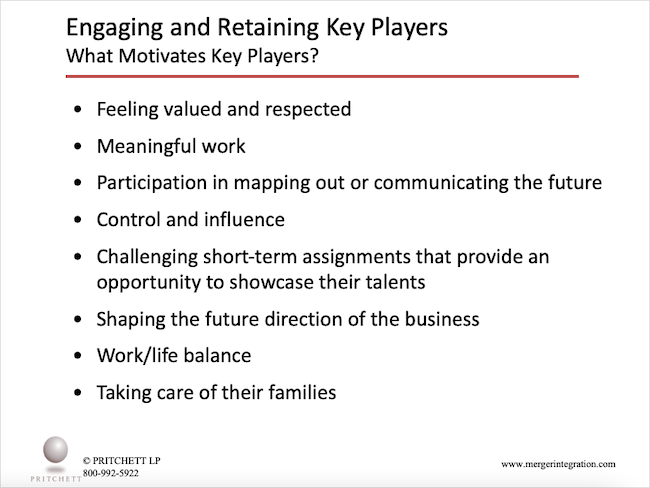 What Motivates Key Players?