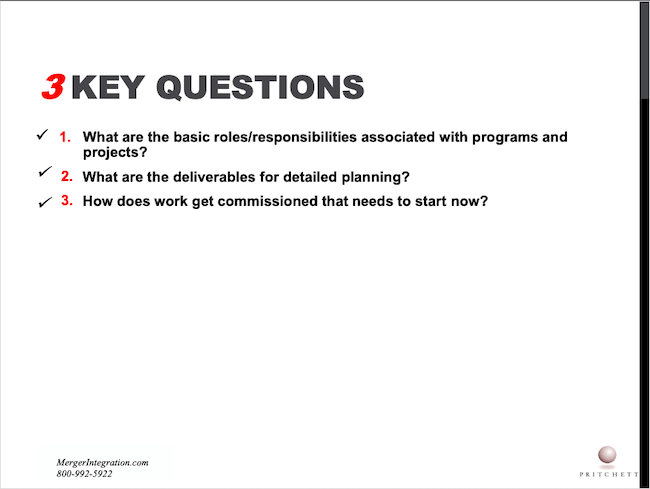 3 Key Questions