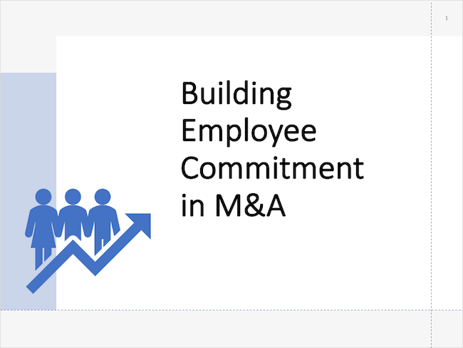 Building Employee Commitment in M&A