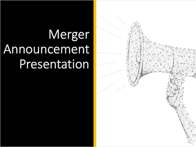 Merger Announcement Presentation