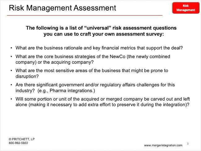 Risk Management Assessment
