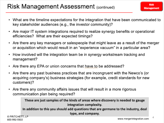 Risk Management Assessment