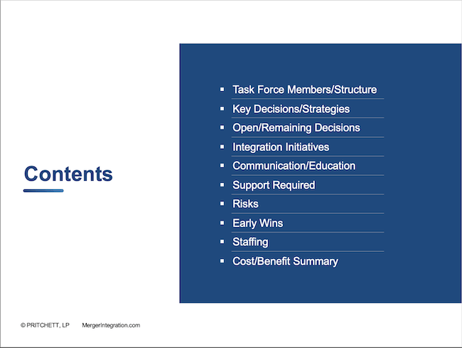 Functional Integration Team Plan Content