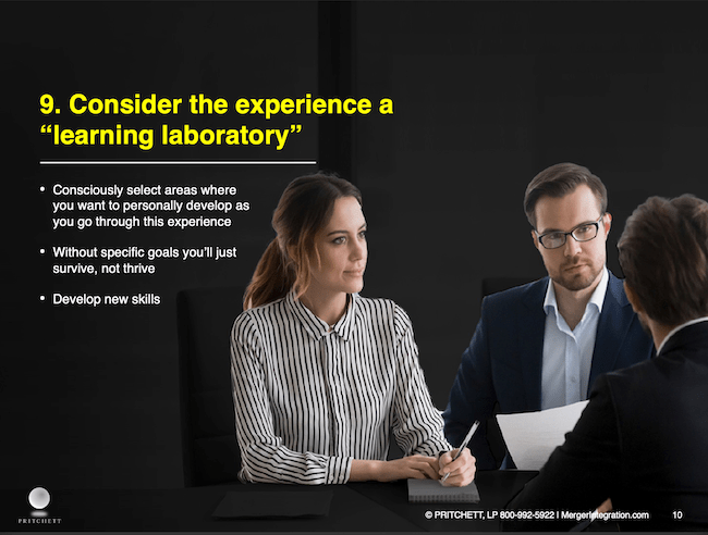 Consider the experience a 