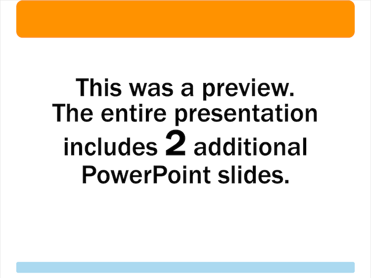 Additional Slides notice