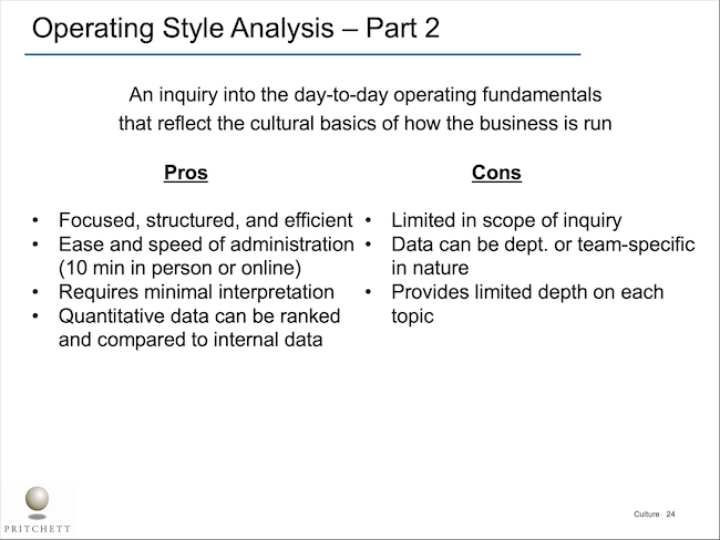 Operating Style Analysis – Part 2