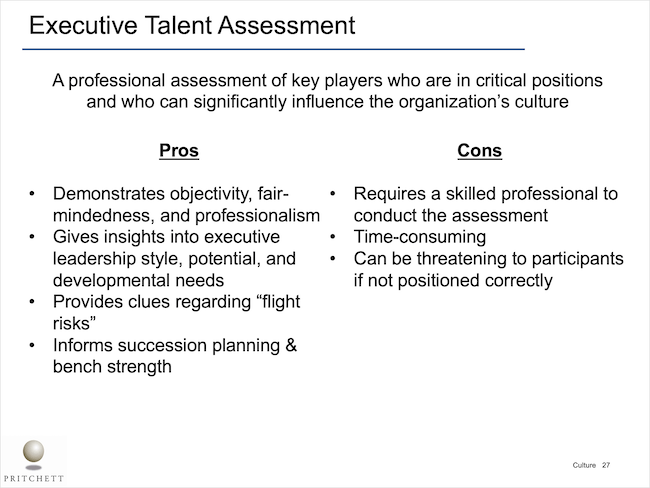 Executive Talent Assessment