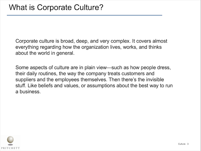 What is Corporate Culture?