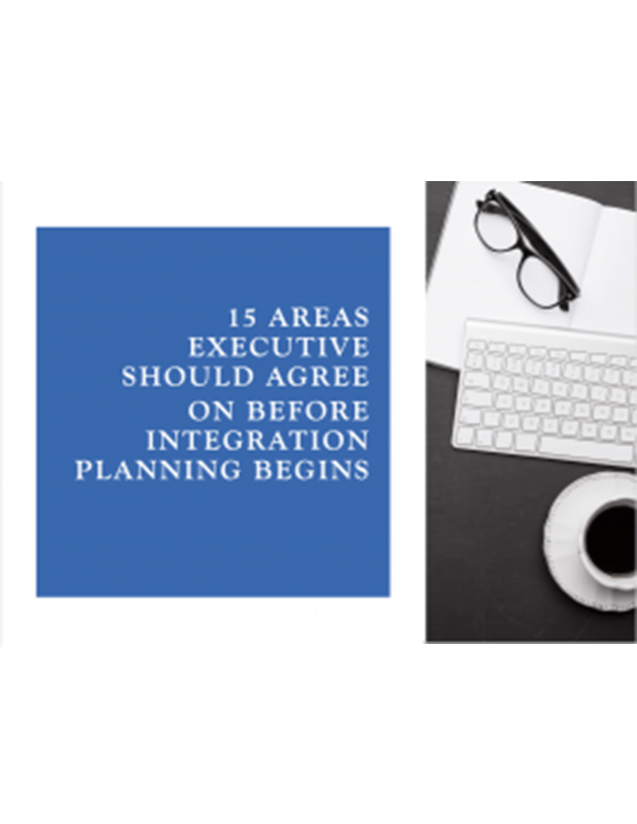 15 Areas of Executive Alignment