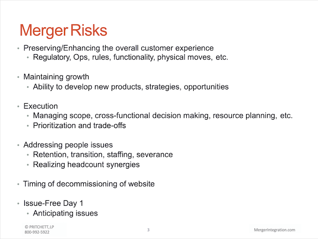 Merger Risks