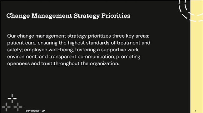 Healthcare M&A Change Management Strategy