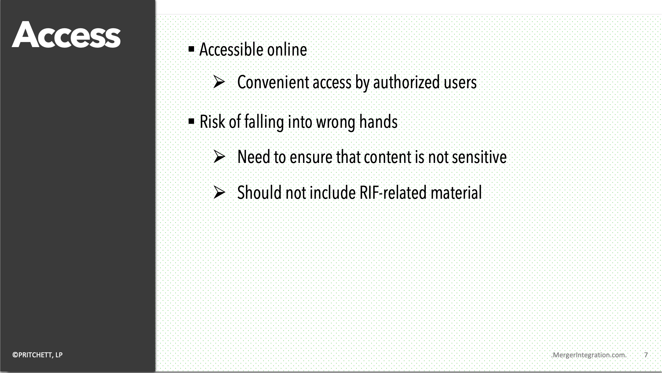 Day 1 MA& Playbook Content