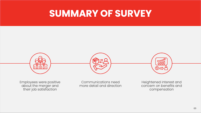 Summary of Survey
