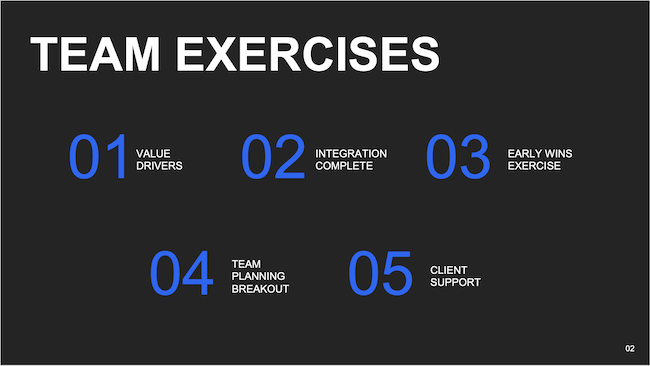 Team Exercises