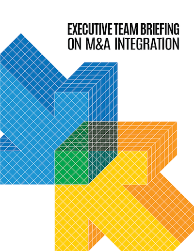 Executive Team Briefing on M&A Integration