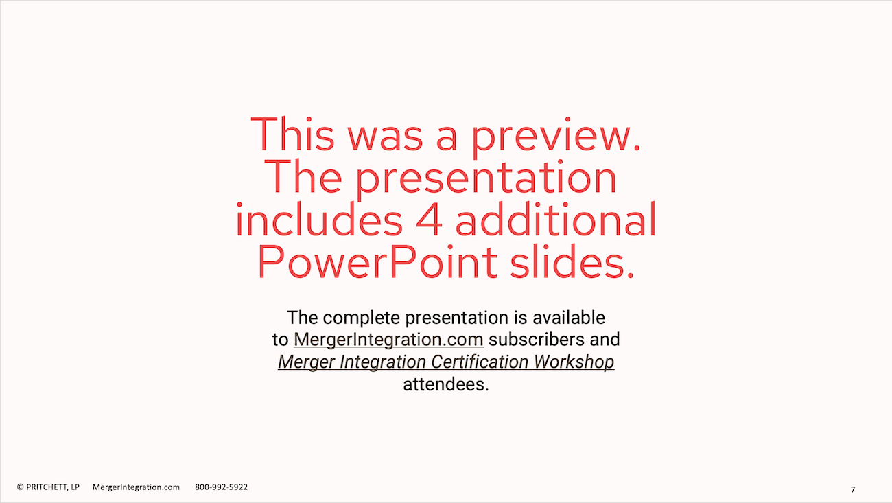 Additional Slides Notice