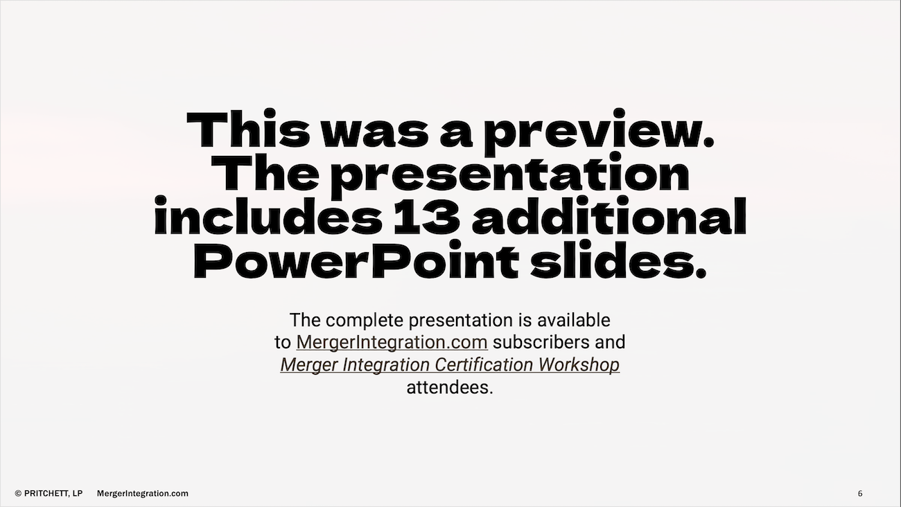 Additional Slides notice