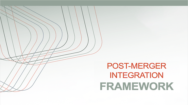 Post-Merger Integration Framework