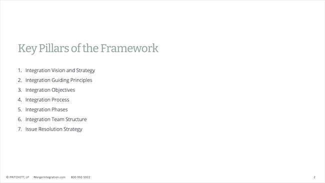 Key Pillars of the Framework