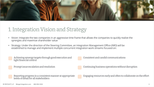 1. Integration Vision and Strategy