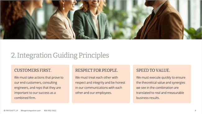 2. Integration Guiding Principles