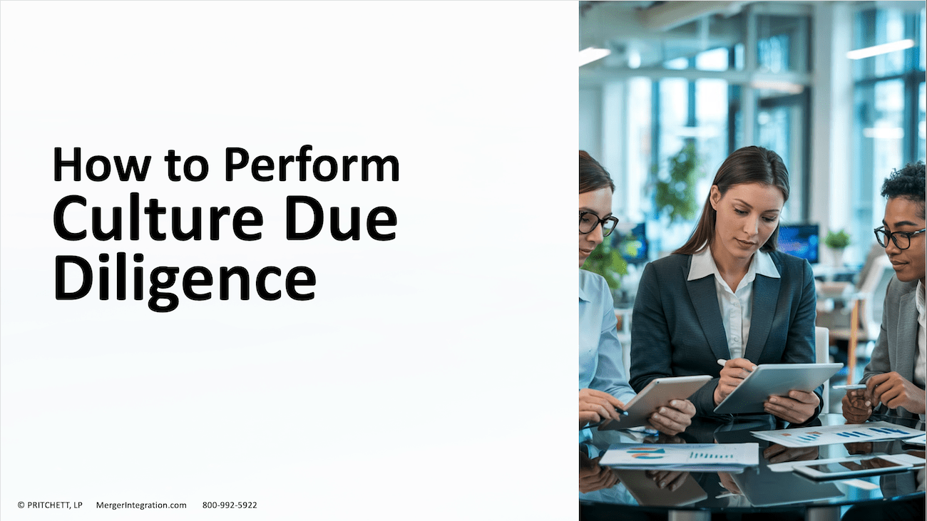 How to Perform Culture Due Diligence